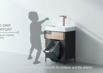 Muslim foot washing sink