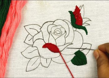 Rose Embroidery Fabric